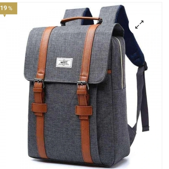 Bosevev Other - Vintage Style Unisex Canvas Fashion Backpack,Size 30 × 30 × 30 cm,Retail $41.95
